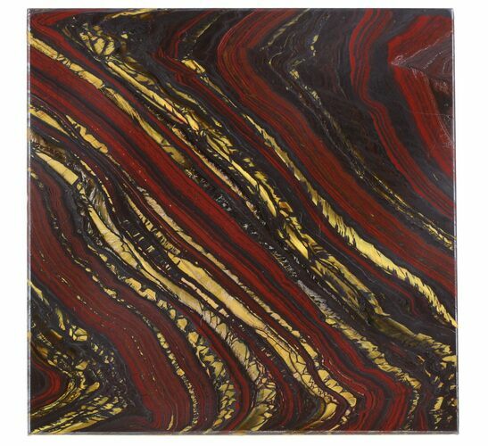 Tiger Iron Stromatolite Shower Tile - Billion Years Old #48790